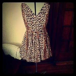 Size 8 Trashy Diva leopard ballerina dress